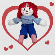Load image into Gallery viewer, Pre Made Raggedy Ann or Raggedy Andy Dolls 20", 25", or 36" in Ebony or Ivory
