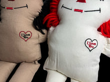 Load image into Gallery viewer, Custom 25" Raggedy Ann or Raggedy Andy Doll in Ebony or Ivory