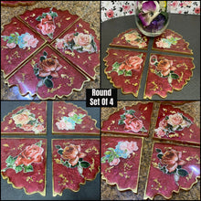Load image into Gallery viewer, Large Handled Trays with Coaster Set Custom Order