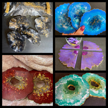 Load image into Gallery viewer, Large Handled Trays with Coaster Set Custom Order