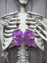 Load image into Gallery viewer, Holographic Skull Earrings
