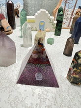 Load image into Gallery viewer, Chakra Pyramids, Triangle, Paperweight, Art