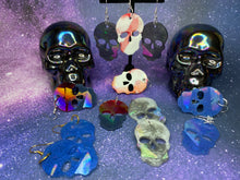 Load image into Gallery viewer, Holographic Skull Earrings