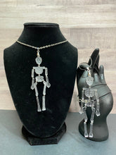 Load image into Gallery viewer, Skeleton Necklace or Skull Earrings Custom Order