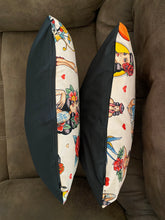 Load image into Gallery viewer, Pin Up Pillow Covers 18"X18" Zippered Pillow Cover (Cover ONLY)