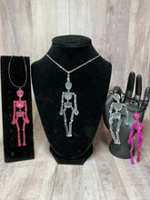 Load image into Gallery viewer, Skeleton Necklace or Skull Earrings Custom Order