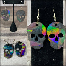 Load image into Gallery viewer, Holographic Skull Earrings