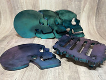 Load image into Gallery viewer, Skull Resin Coasters & Holder - Custom Order