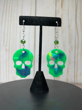 Load image into Gallery viewer, Holographic Skull Earrings