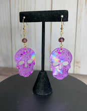 Load image into Gallery viewer, Holographic Skull Earrings