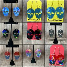 Load image into Gallery viewer, Holographic Skull Earrings Custom Order
