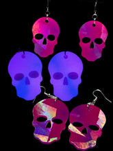 Load image into Gallery viewer, Holographic Skull Earrings