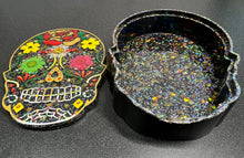 Load image into Gallery viewer, Muertos Skull Jewelry Box, Sugar Skull Box - Custom Order