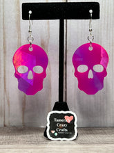 Load image into Gallery viewer, Holographic Skull Earrings