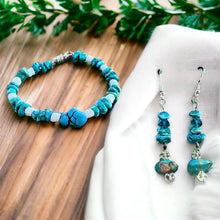 Load image into Gallery viewer, Turquoise Bracelet and Earring Set

