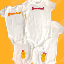 Load image into Gallery viewer, Guess What? Chicken Butt - Baby Bodysuits - Custom Made to order
