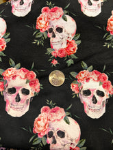 Load image into Gallery viewer, Skull, Halloween, Muertos, Spooky, Horror, Mystical, Stars/Galaxy Fabrics
