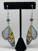 Load image into Gallery viewer, Butterfly Wing Earrings w/ Glass Beads
