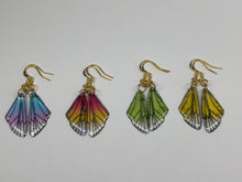 Load image into Gallery viewer, Small Butterfly Wing Earrings
