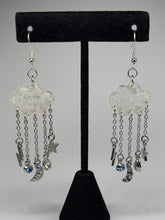 Load image into Gallery viewer, Iridescent Rain Cloud Earrings
