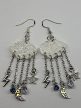 Load image into Gallery viewer, Iridescent Rain Cloud Earrings
