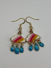 Load image into Gallery viewer, Rainbow Rain Cloud Earrings
