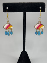 Load image into Gallery viewer, Rainbow Rain Cloud Earrings
