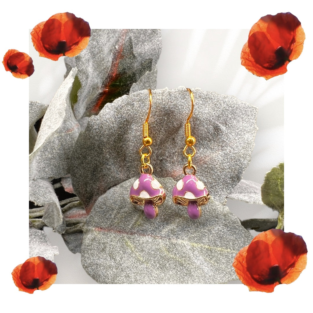 Mushroom Earrings