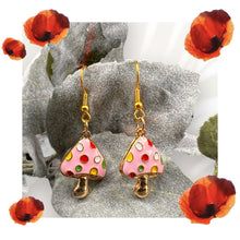 Load image into Gallery viewer, Mushroom Earrings
