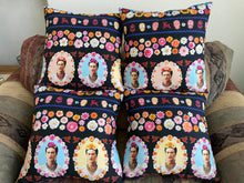 Load image into Gallery viewer, Frida Pillow Covers- 18&quot;X18&quot; Zippered Pillow Cover
