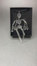 Load and play video in Gallery viewer, Skeleton Necklace or Skull Earrings Custom Order
