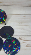 Load and play video in Gallery viewer, Holographic Coaster Sets Custom Order
