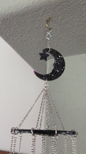 Load and play video in Gallery viewer, Galaxy Moon &amp; Sun Wind Chime/Sun Catcher

