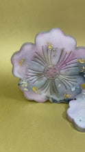 Load and play video in Gallery viewer, Pink Flower Resin Coasters set of 2
