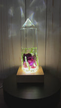 Load and play video in Gallery viewer, Crystal Tower, Paperweight, Resin Art, Custom
