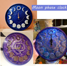 Load image into Gallery viewer, Moon Phase Tray, Clock, Sun Catcher - Custom Order
