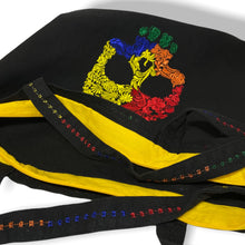 Load image into Gallery viewer, Rainbow colored skull embroidered tote bag - Custom Made to Order
