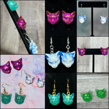 Load image into Gallery viewer, Cat Earrings Custom Order
