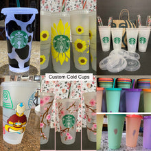 Load image into Gallery viewer, Cold Cups - Starbucks Cups - Color Changing Cups Custom Order
