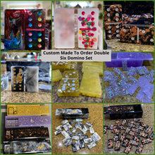 Load image into Gallery viewer, Dominos Double Six Resin Set - Custom Order
