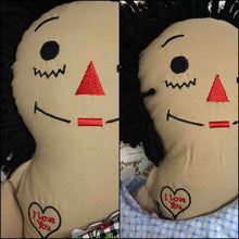 Load image into Gallery viewer, Raggedy Ann or Raggedy Andy Doll in Ebony or Ivory 20-25&quot;
