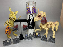 Load image into Gallery viewer, Bat &amp; Skull Earrings Custom
