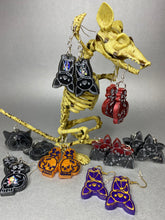 Load image into Gallery viewer, Bat &amp; Skull Earrings
