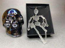 Load image into Gallery viewer, Skeleton Necklace or Skull Earrings
