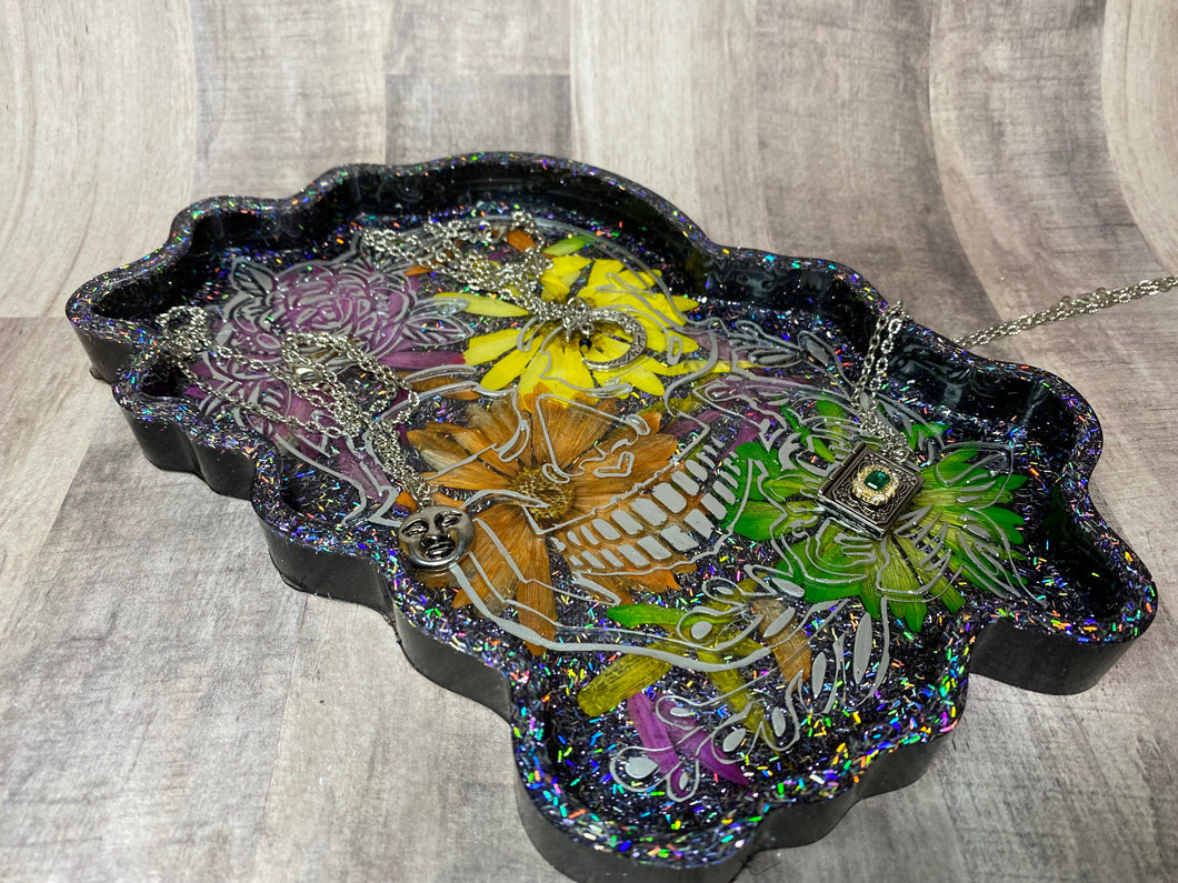 Muertos Tray, Skull Tray - Custom Order