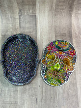 Load image into Gallery viewer, Muertos Skull Jewelry Box, Sugar Skull Box - Custom Order
