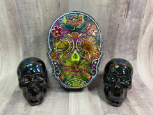 Load image into Gallery viewer, Muertos Skull Jewelry Box, Sugar Skull Box - Custom Order
