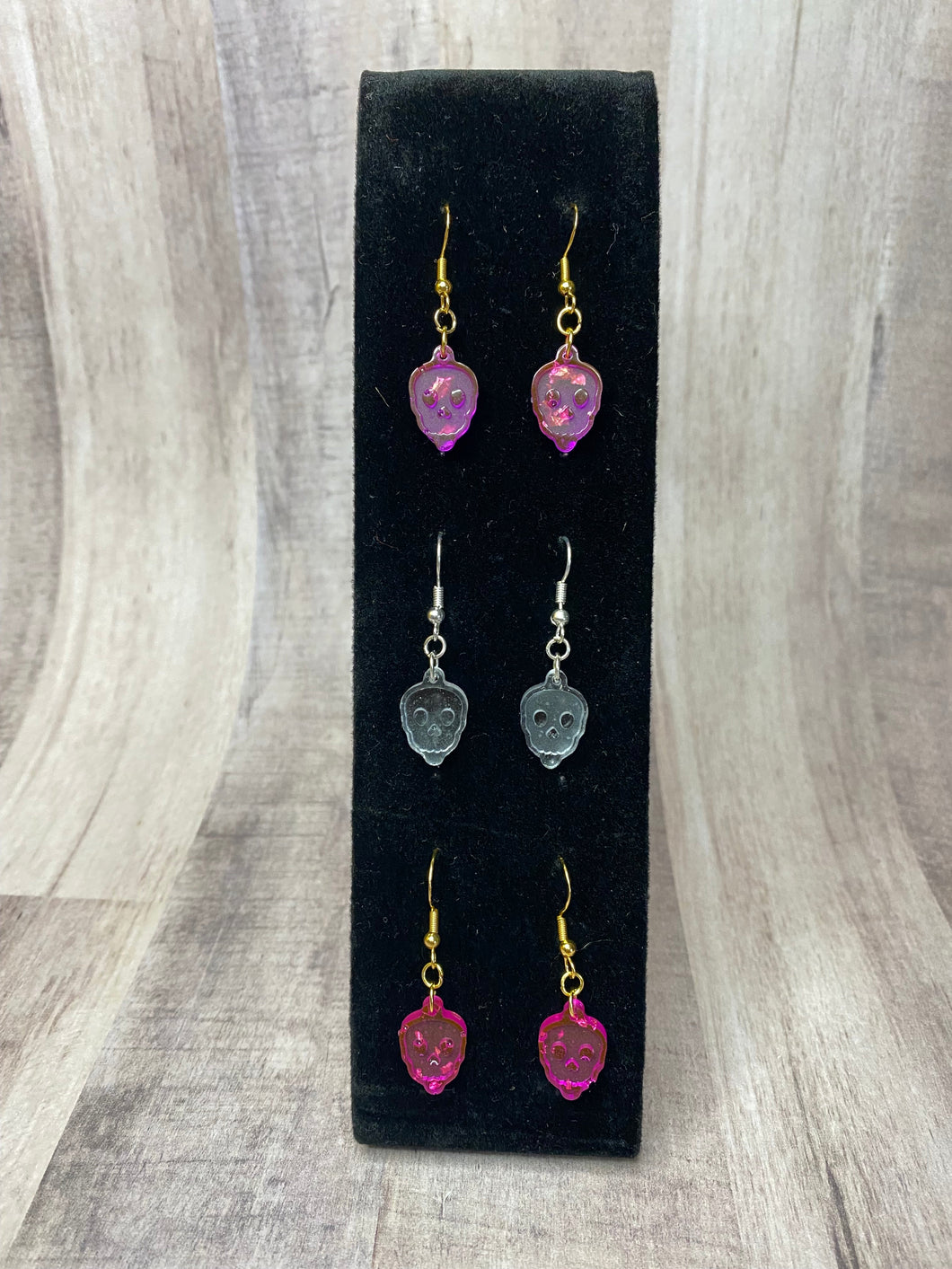 Skeleton Necklace or Skull Earrings Custom Order