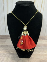 Load image into Gallery viewer, Fortune Teller Skeleton Necklace
