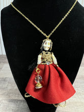 Load image into Gallery viewer, Fortune Teller Skeleton Necklace
